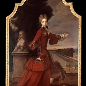 Portrait en pied de Marie Adelaide de Savoie, Duchess of Burgundy at the castle of