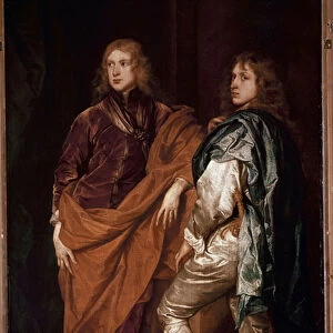Portrait of Two English Gentlemen (oil on canvas, circa 1635-1640)