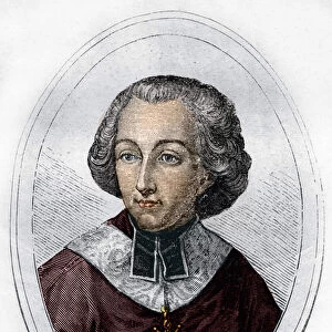 portrait Etienne de Lomenie de Brienne (1727-1794), French prelate and politician