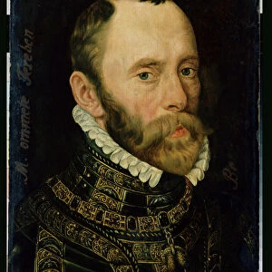 Portrait of Filips van Montmorency (1522-68) Count of Hoorne (oil on panel)