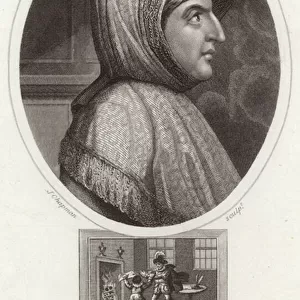 Portrait of Francesco Petrarch (engraving)