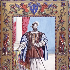 Portrait of Francois 1er in court costume