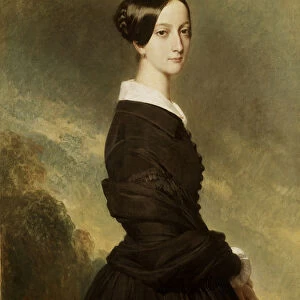 Portrait of Francoise Caroline de Bourbon Bragance, Princess of Joinville (1824-1898