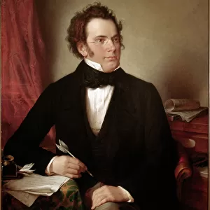 Portrait of Franz Peter Schubert, 1875 (painting)