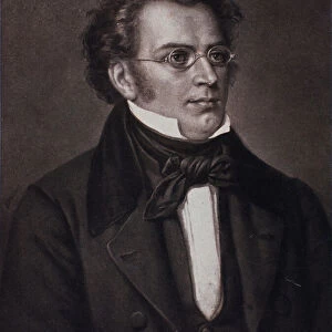 Portrait of Franz Schubert (engraving)