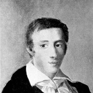 portrait of Frederic Chopin (1810 - 1849), Polish composer and pianist. portrait dated 1829 by Mieroszewski, Ambrozy (painting)