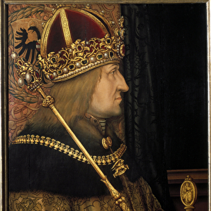 Portrait of Frederick III, Holy Roman Emperor called the Peaceful