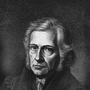 portrait of Friedrich Daniel Ernst Schleiermacher. German philosopher and theologian