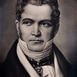 Portrait of Gaspare Spontini (engraving)