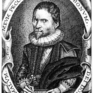 Portrait of a gentleman believed to be Thomas Harriot, c. 1620 (engraving)