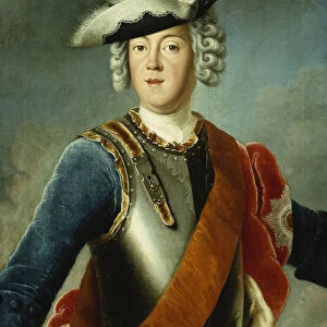 Portrait of a Gentleman, Said to be August William, Half Length, Wearing a Blue Jacket