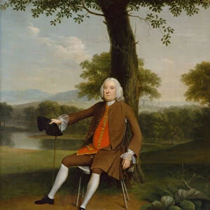 Portrait of a Gentleman Seated (oil on canvas)