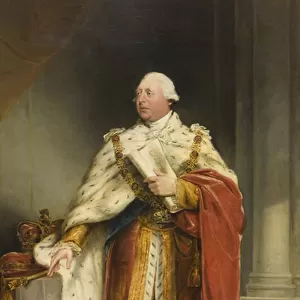 Portrait of George III, c. 1810-15 (oil on canvas)