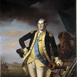 Portrait of George Washington (1732-1799) after the Battle of Princeton, January 3