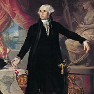 Portrait of George Washington, 1796 (oil on canvas)