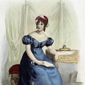 Portrait of Germaine Necker, Baroness of Stael Holstein (Stael-Holstein