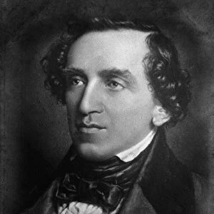 Portrait of Giacomo Meyerbeer (engraving)