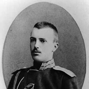 Portrait of Grand Duke George Mikhailovich of Russia (Georges Mikhailovitch) (1863-1919). Albumin Photo, 1880-1886. Russian State Film and Photo Archive, Krasnogorsk