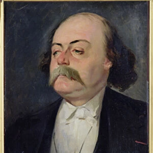 Portrait of Gustave Flaubert (1821-80) 1868-81 (oil on canvas)