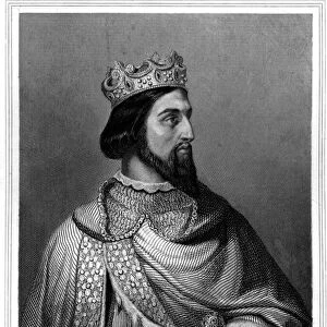 Portrait of Henri I (v. 1008 - 1060), King of France - in "