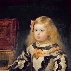 Portrait of the Infanta Maria Marguerita (1651-73) 1654 (oil on canvas)