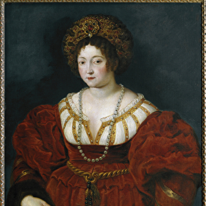 Portrait of Isabella d Este, marchioness of Mantua, 1605-1608 (painting)
