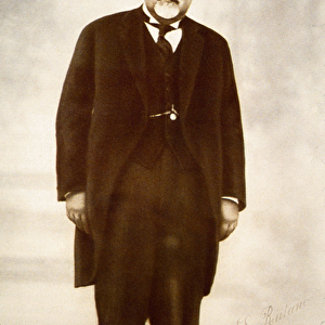 Portrait of the Italian philosopher Giovanni Gentile (b / w photo)
