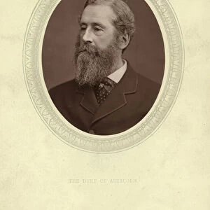 Portrait of James Hamilton, Duke of Abercorn (b / w photo)