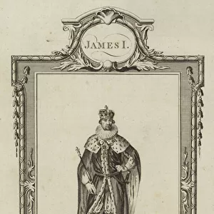 Portrait of James I (engraving)