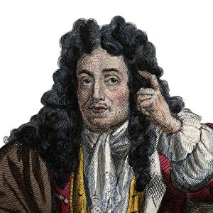 Portrait of Jean de La Bruyere (Labruyere) (1645-1696), French essayist and moralist