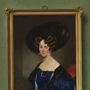 Portrait of Johanna Georgine von Arthaber (colour litho)