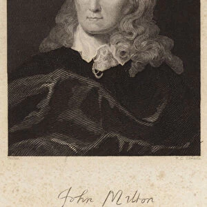 Portrait of John Milton (engraving)