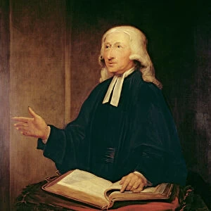 Portrait of John Wesley (1703-1791) 1788 (oil on canvas)