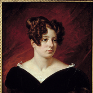 Portrait of Josephine de Lavalette, Baroness de Forget. Daughter of Emilie de Beauharnais