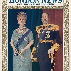 Portrait of King George V (1865-1936) and Queen Mary (1867-1953) from
