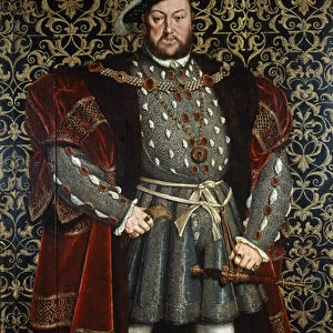Portrait of King Henry VIII, after 1557 (oil on wood panel)