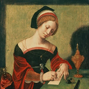 Portrait of a Lady as the Magdalen (tempera on panel)