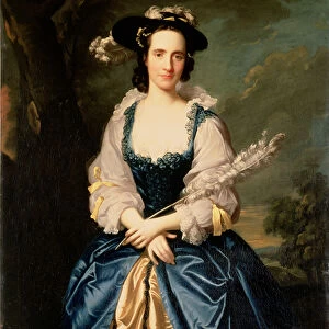 Portrait of Lady Mary Stewart, wife of Kenneth Mackenzie, Lord Fortrose
