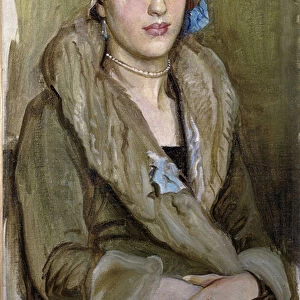 Portrait of a Lady (oil on canvas)