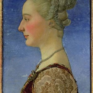 Portrait of a Lady (oil on panel)