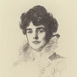 Portrait of Lady Randolph Churchill (engraving)