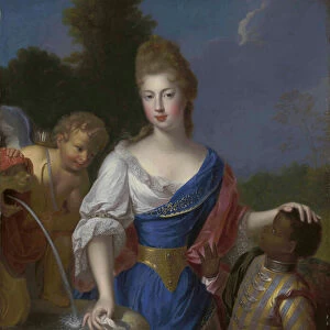 Portrait of a lady, three-quarter-length, traditionally identified as Louise Bernardine