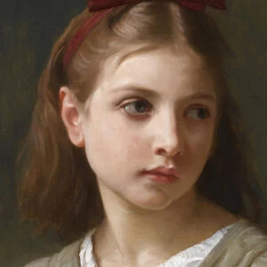 Portrait of a Little Girl, 1886 (oil on canvas)