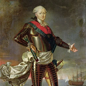 Portrait of Louis-Jean-Marie de Bourbon (1725-93) Duke of Penthievre (oil on canvas)