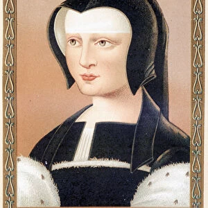 Portrait of Louise de Savoie (1476-1531), Duchess of Angouleme and Regente of France