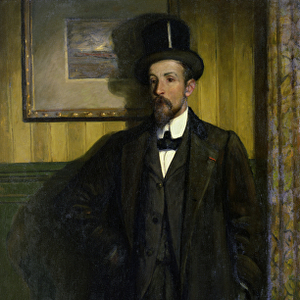 Portrait of Lucien Simon (1864-1945) 1907 (oil on canvas)