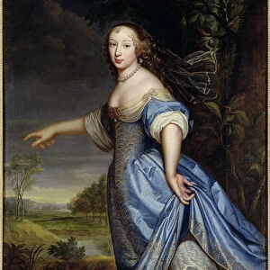 Portrait of Madame de la Sabliere (oil on canvas)