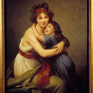 Portrait of Madame Vigee Lebrun and her daughter Jeanne-Lucie-Louise