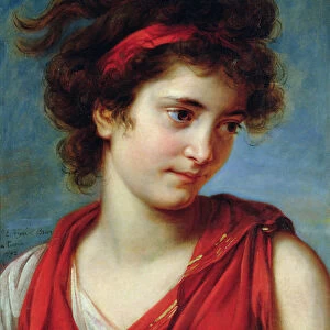 Portrait of Maguerite Porporati, 1792 (oil on canvas)