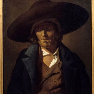 Portrait of Man called the Vendeen Painting by Theodore Gericault (1791-1824